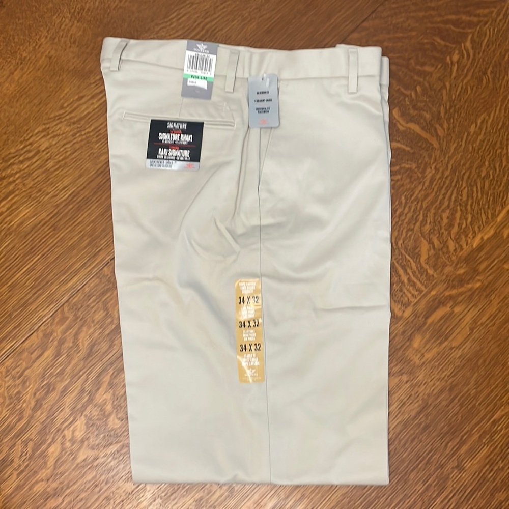 Mens khaki pants new w tags - 34x32